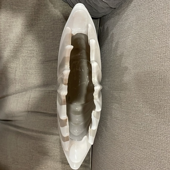 White Ceramic Vase - Picture 2 of 5